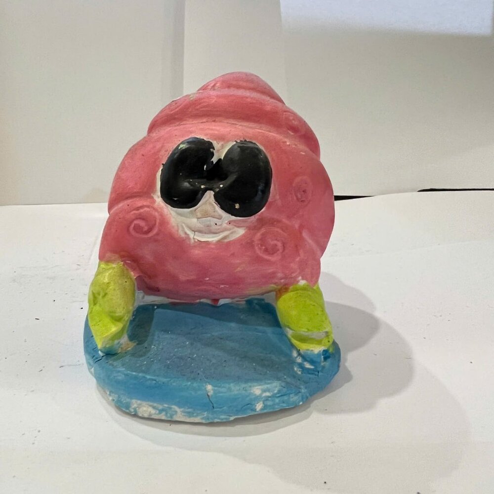 Hand Painted Cute Princess and Hermit Crab Figurines Unique Decorative